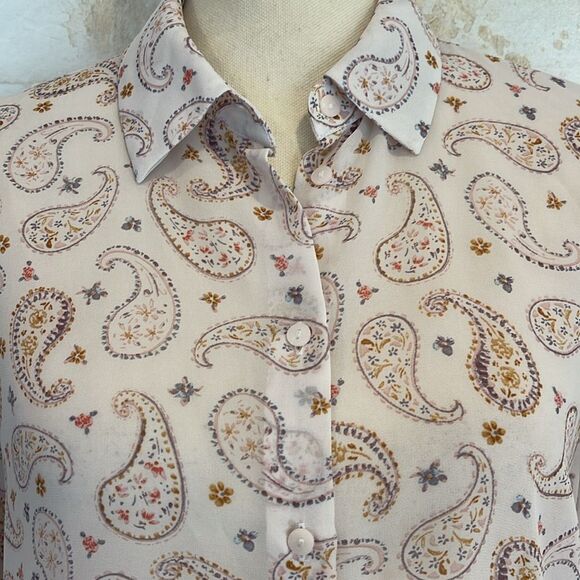 Zara printed paisley top - Picture 3 of 6